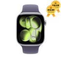 🤑 Saldi Watch 11 Cell 46 mm argento Cinturino Sport nebbia lilla S/M