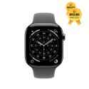 🤑 Saldi Watch 11&nbsp;Cell 46mm&nbsp;Titanio naturale Cinturino Sport grigio pietra S/M