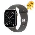 🤑 Saldi Watch 11&nbsp;Cell 46mm&nbsp;Titanio naturale Cinturino Sport grigio pietra S/M