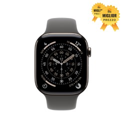 🤑 Saldi Watch 11&nbsp;Cell 46mm&nbsp;Titanio naturale Cinturino Sport grigio pietra M/L