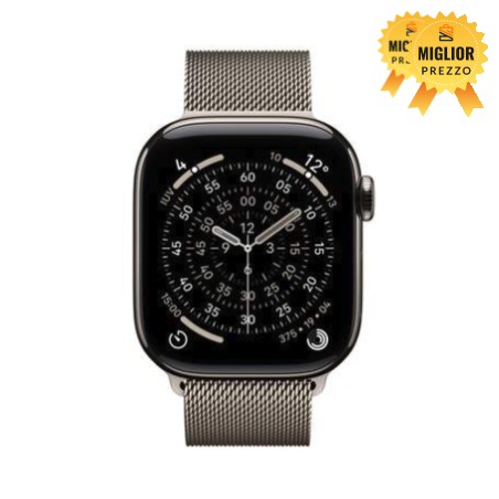 🤑 Saldi Watch 11&nbsp;Cell 46mm&nbsp;Titanio naturale Cinturino Milanese S/M