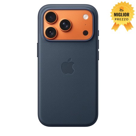 🤑 Saldi Custodia MagSafe tessuto TechWoven iPhone 17 Pro Max Blu