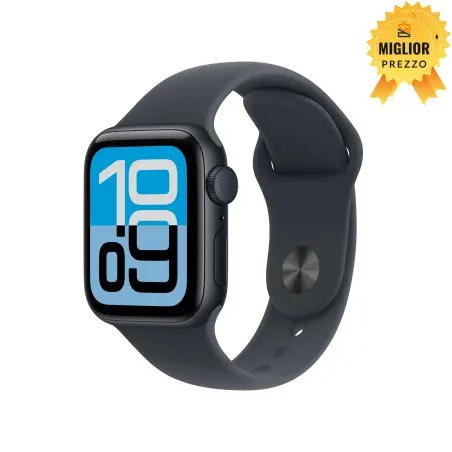 Watch SE 3 40 mm Mezzanotte con Cinturino Sport S M