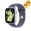 Watch 11 46 mm argento Cinturino Sport nebbia lilla S M