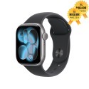 Watch 11 42mm grigio siderale Cinturino Sport nero S M