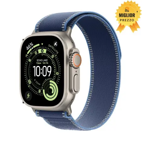 Watch Ultra 3 Cell 49mm TTitanio naturale Cinturino Sport blu brillante M L