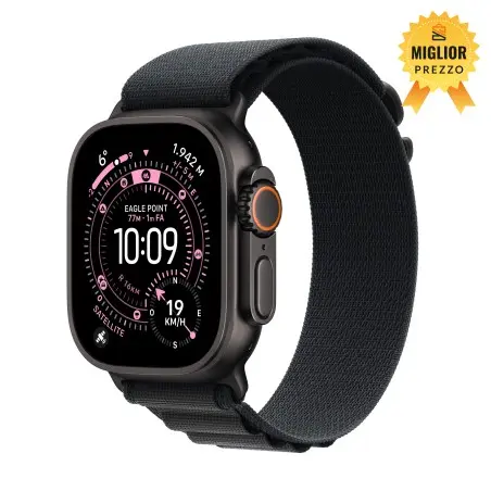 Watch Ultra 3 Cell 49mm Titanio nero siderale Cinturino Alpine Loop nero L