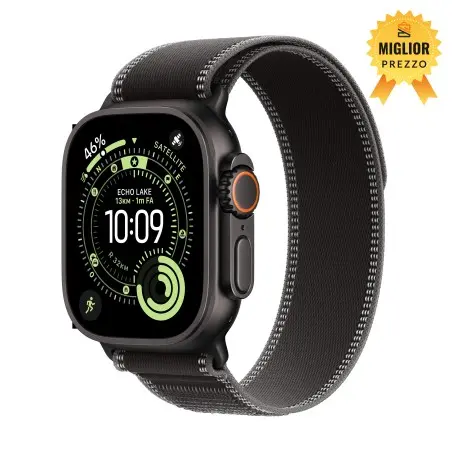 Watch Ultra 3 Cell 49mm Titanio nero siderale Cinturino Sport nero carbone S M