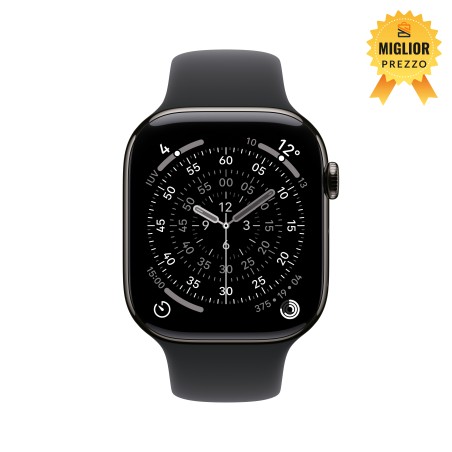 Watch 11&nbsp;Cell 42mm grafite Cinturino Sport nero S M