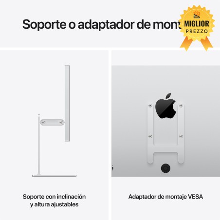 🤑 Saldi Studio Display XDR con vetro estándar e adaptador montaje VESA