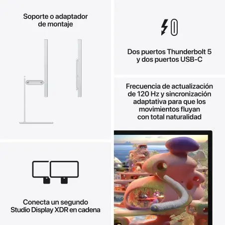 🤑 Saldi Studio Display XDR con vetro nanotexturizado e adaptador montaje VESA