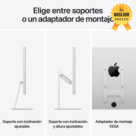 🤑 Saldi Studio Display con vetro nanotexturizado e supporto regolabile en inclinazione