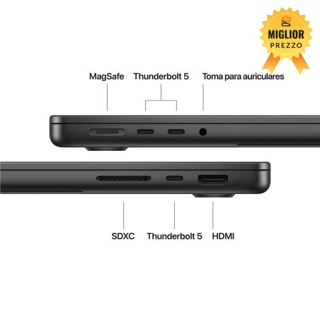 🤑 Saldi MacBook Pro 14 M5 Max 36GB 2TB Nero espacial