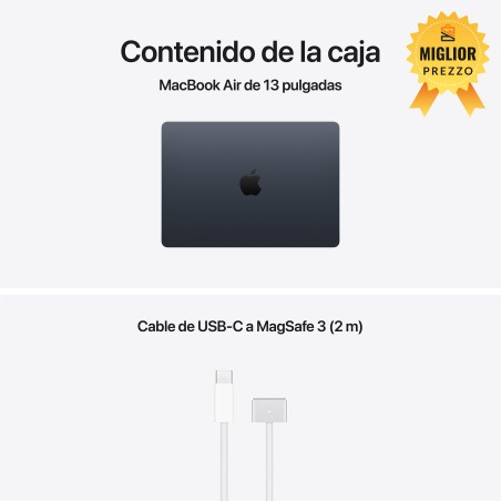 🤑 Saldi MacBook Air 13 M5 24GB 1TB Mezzanotte