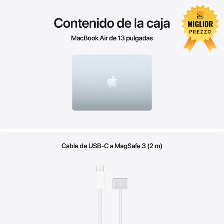 🤑 Saldi MacBook Air 13 M5 16GB 1TB Azzurro cielo