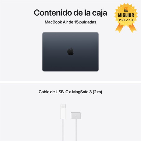🤑 Saldi MacBook Air 15 M5 24GB 1TB Mezzanotte