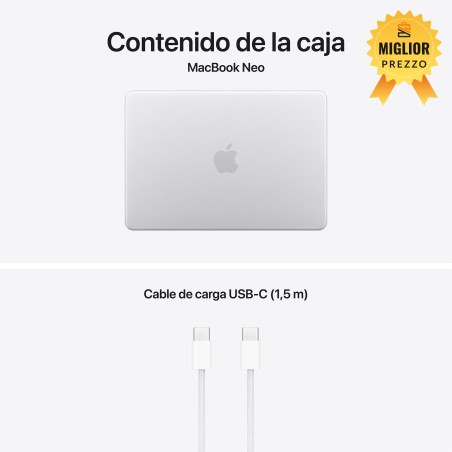 🤑 Saldi MacBook Neo A18 Pro 8GB 512GB Touch ID Argento