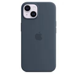 🤑 Saldi Custodia Silicone iPhone 14 Blu 2