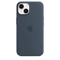 🤑 Saldi Custodia Silicone iPhone 14 Blu 4