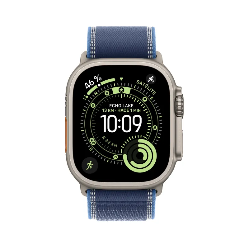 🤑 Saldi Watch Ultra 3 Cell 49mm TTitanio naturale Cinturino Sport blu brillante M/L