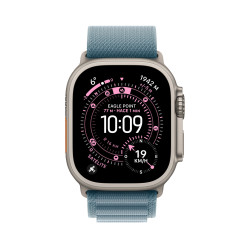 🤑 Saldi Watch Ultra 3 Cell 49mm Titanio naturale Cinturino Alpine Loop azzurro L