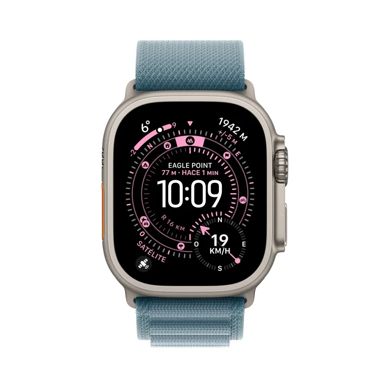 🤑 Saldi Watch Ultra 3 Cell 49mm Titanio naturale Cinturino Alpine Loop azzurro L