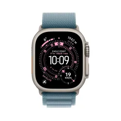 🤑 Saldi Watch Ultra 3 Cell 49mm Titanio naturale Cinturino Alpine Loop azzurro S 1