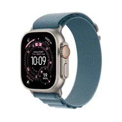 🤑 Saldi Watch Ultra 3 Cell 49mm Titanio naturale Cinturino Alpine Loop azzurro S 2