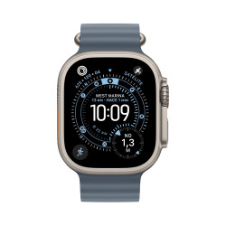 🤑 Saldi Watch Ultra 3 Cell 49mm Titanio naturale Cinturino Ocean blu oceano